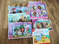 Oddam zabawki puzzle gry koci domek Gabi vaiana ELSA dla dzieci