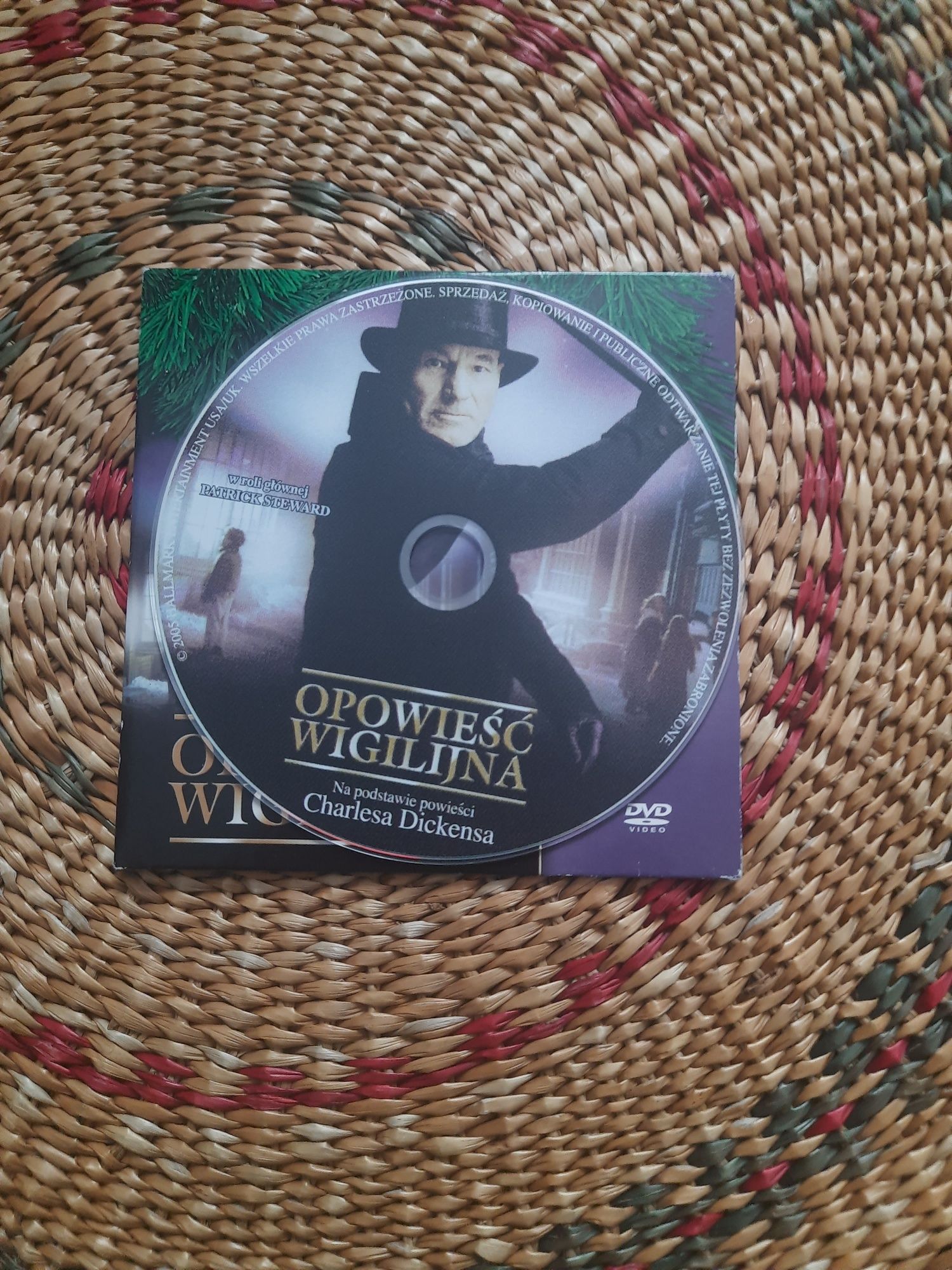 DVD z bajką Opowieść Wigilijna