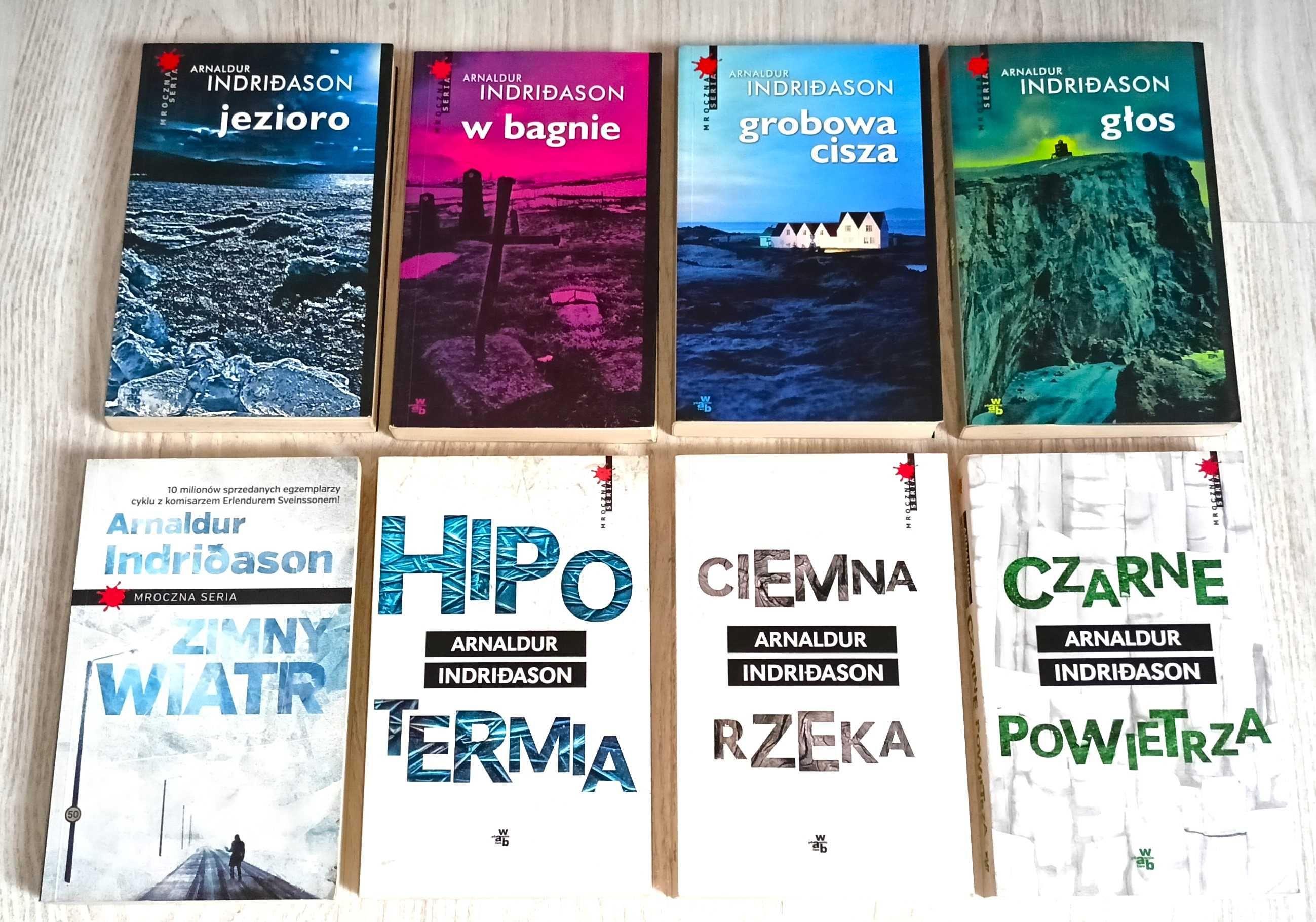 8x Indridason Zimny wiatr Hipotermia Ciemna rzeka Czarne powietrza