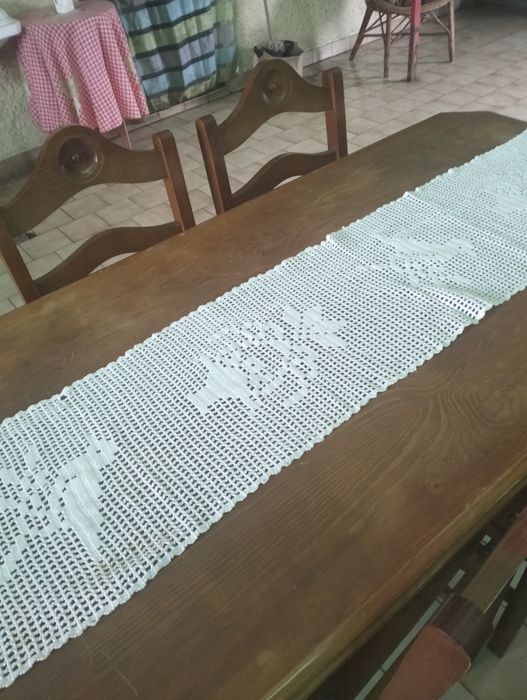 Panos de renda e toalhas de renda