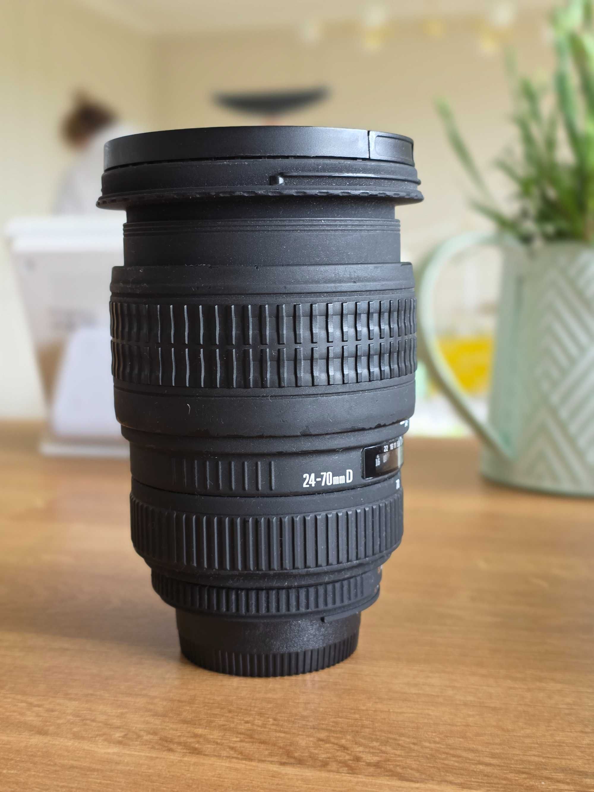 Obiektyw Sigma 24-70mm F2.8 EX DG Macro Nikon bdb pełna klatka FF