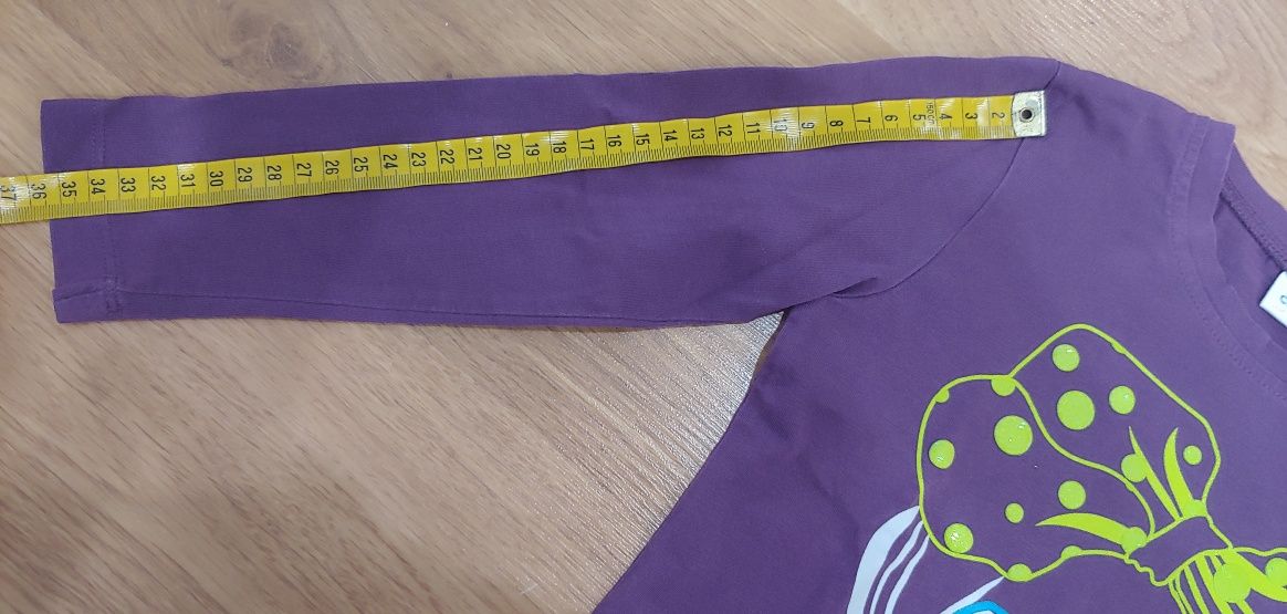 Bluzeczki dziewczęce z długim rękawem Coccodrillo F&F Tu George r.104