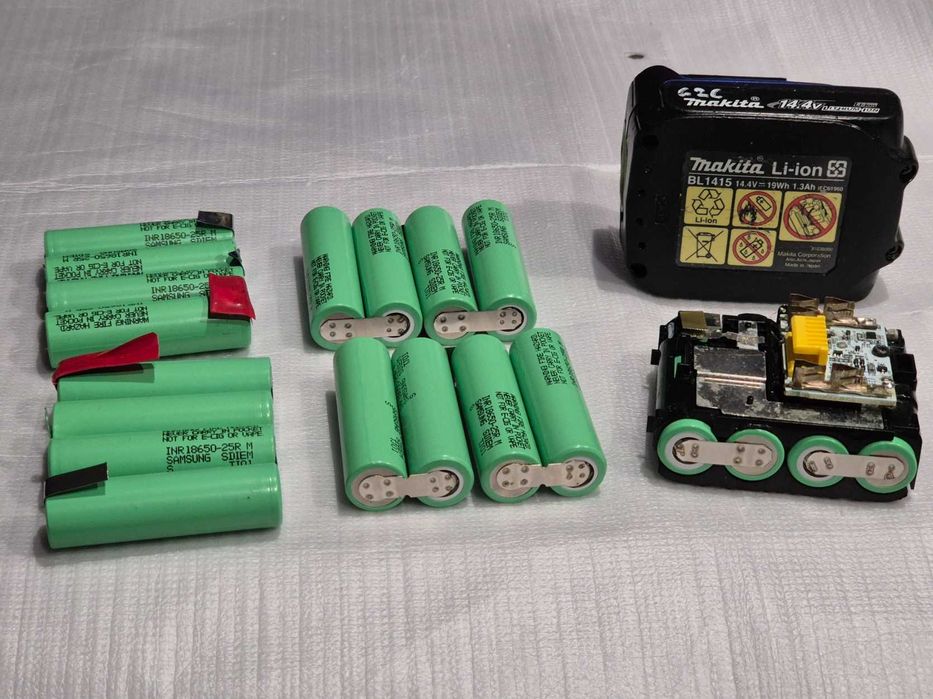 Akumulator wkład do  wymiany Makita 14,4V BL1415 1,3Ah - 2,5Ah