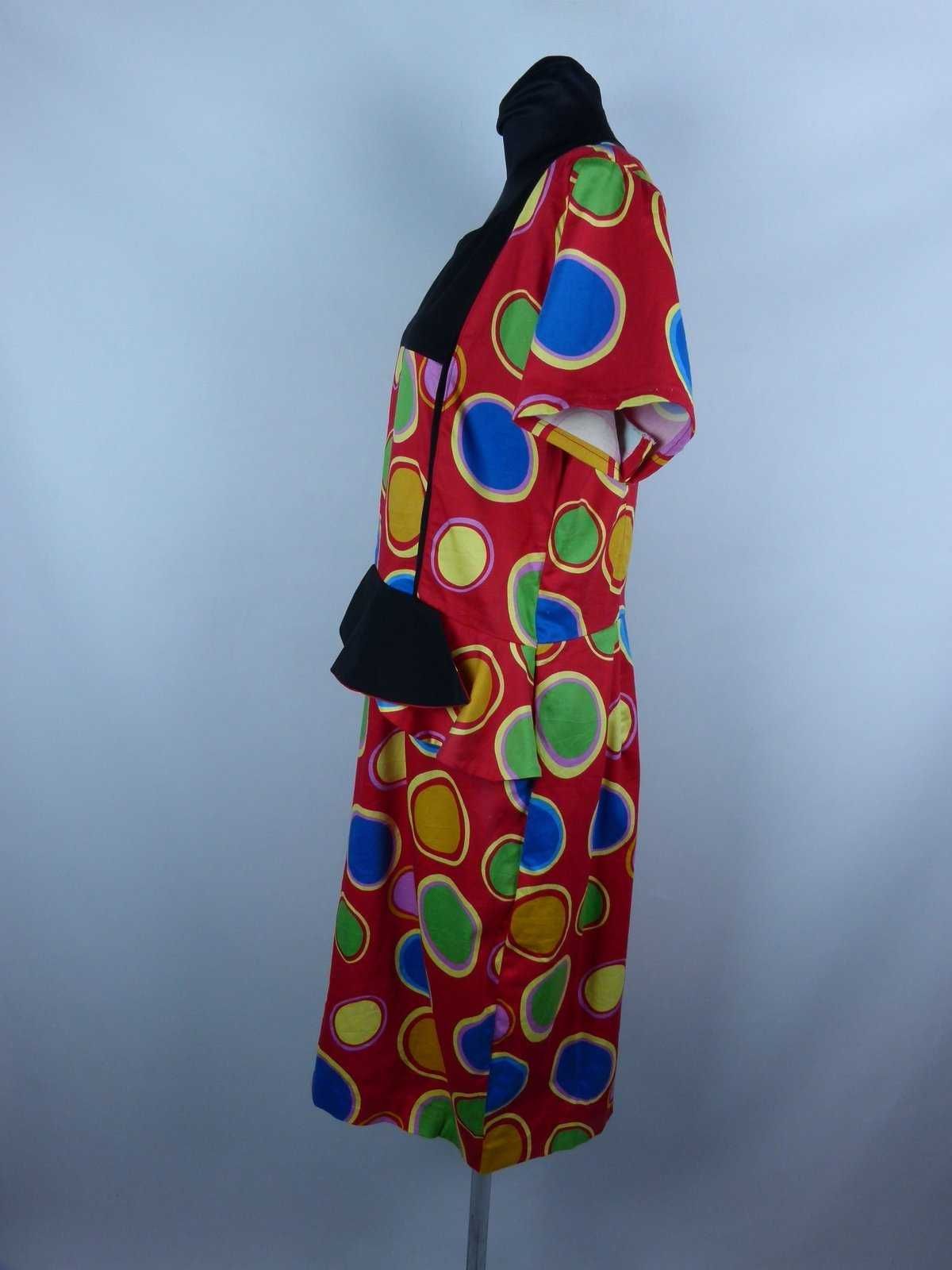 sukienka do kolan Africa Design bawełna / L