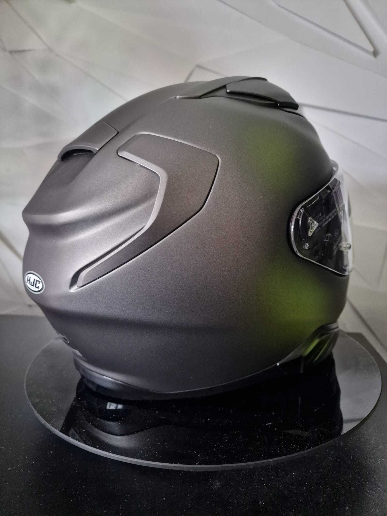Kask Hjc F71 Solid Semi Flat Titanium 'L sklep,raty 0%, GRATISY!