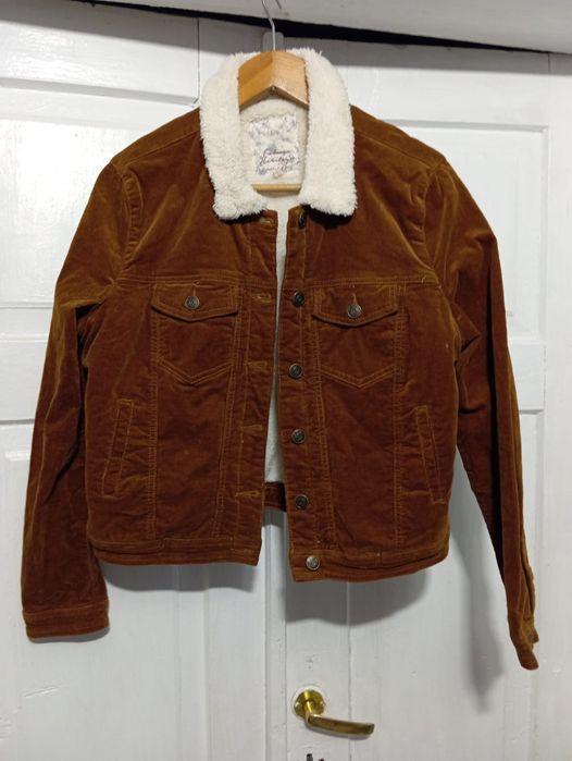 Kurtka pilotka, sztruksowa, vintage, falmer faritage r.14