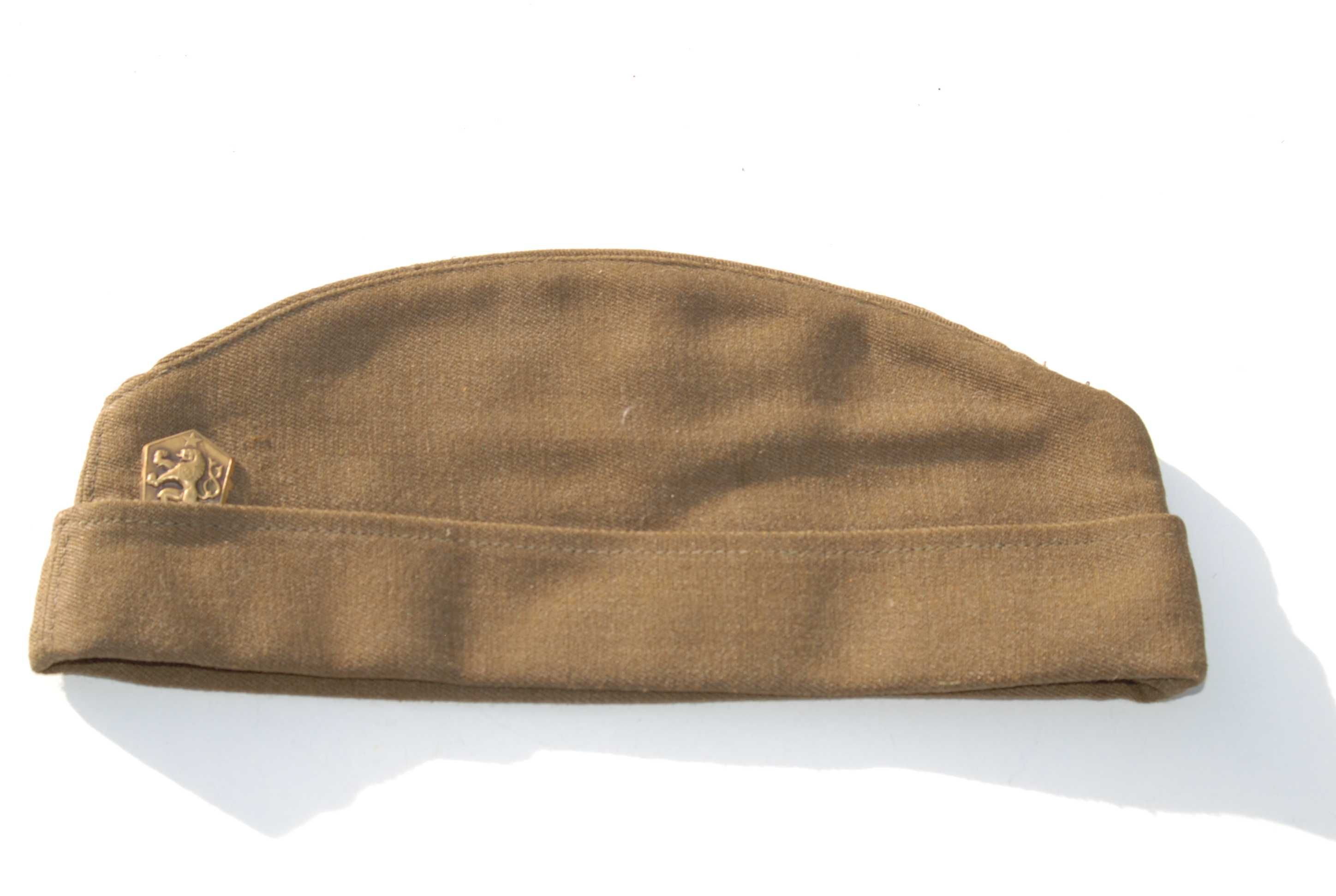 Stara czapka beret nakrycie głowy armii Czechosłowacja unikat antyk 54
