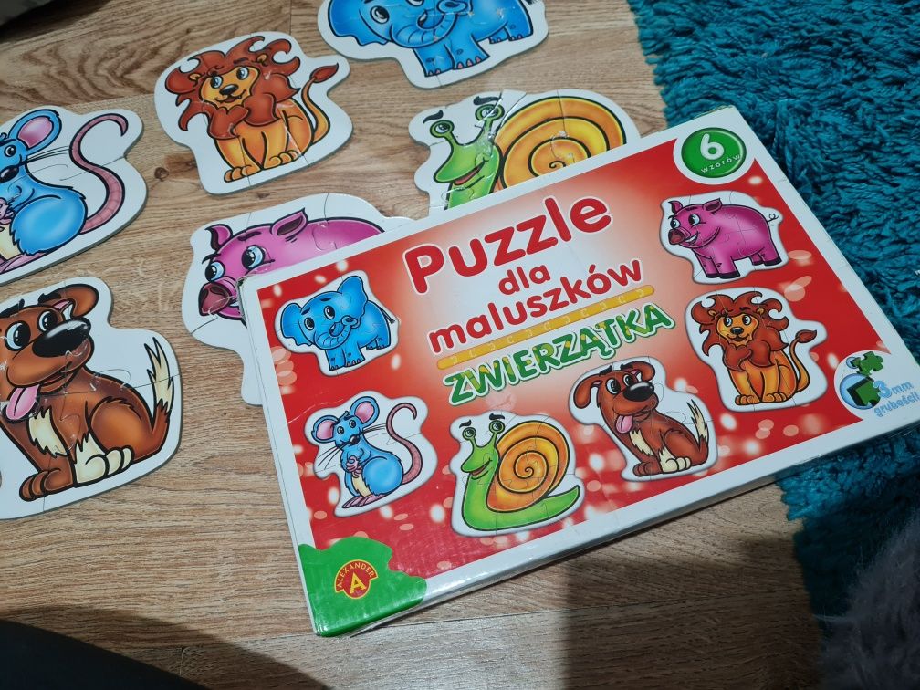 Puzzle dla maluszków zwierzątka