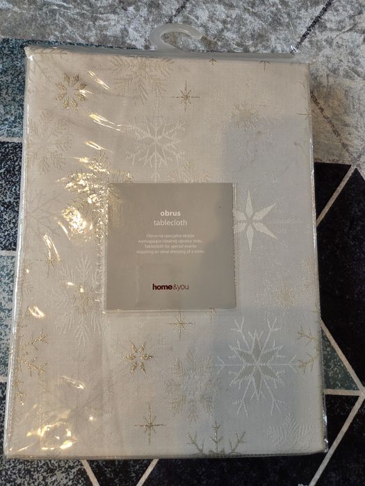Nowy obrus świąteczny home and you 130x180 cm