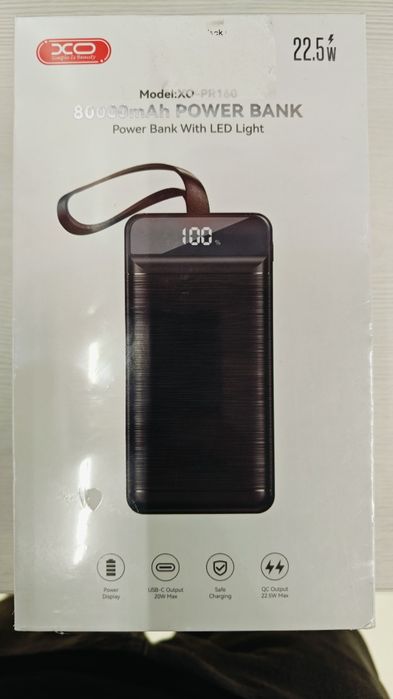 Power Bank 80000 mah, 22.5w