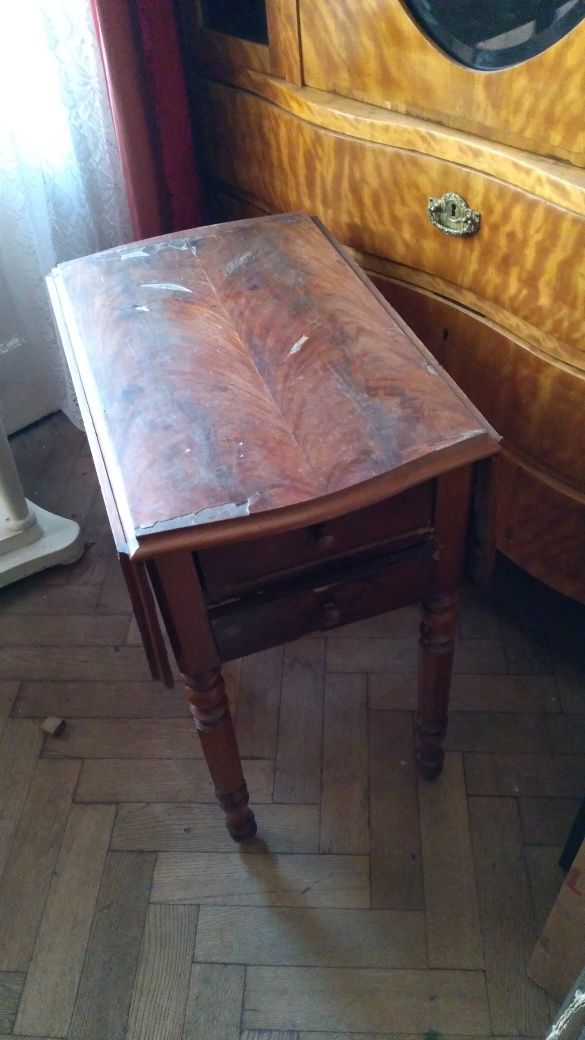 Szafka , stolik , stylowy , fornirowany , do konserwacji , cena 550 zł