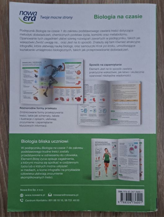 Biologia na czasie 1 zakres podstawowy  Nowa era