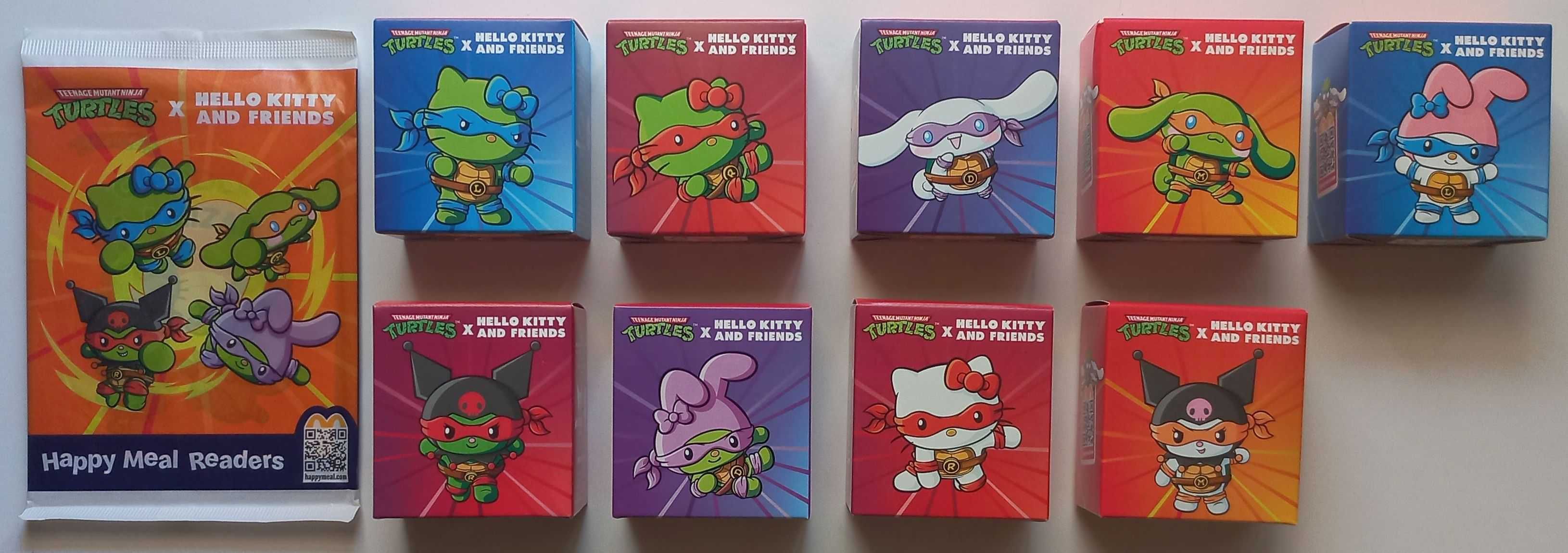 Coleção Completa Figuras Tartarugas Ninja/Hello Kitty McDonalds