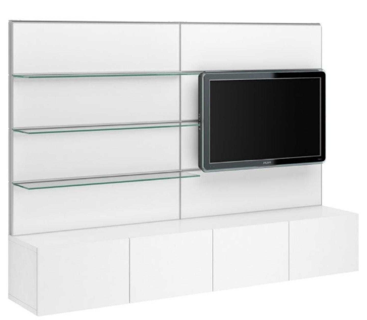 Conjunto Painéis FRAMSTÅ IKEA para TV - Vidro preto