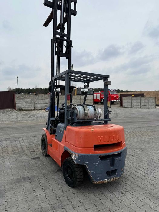 wózek widłowy HALLA FG25 Triplex 4.30m przesuw 2500kg 1999' rok NISSAN