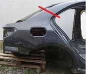 W205 ĆWIARTKA BŁOTNIK PRAWY TYŁ ĆWIARTKA 755