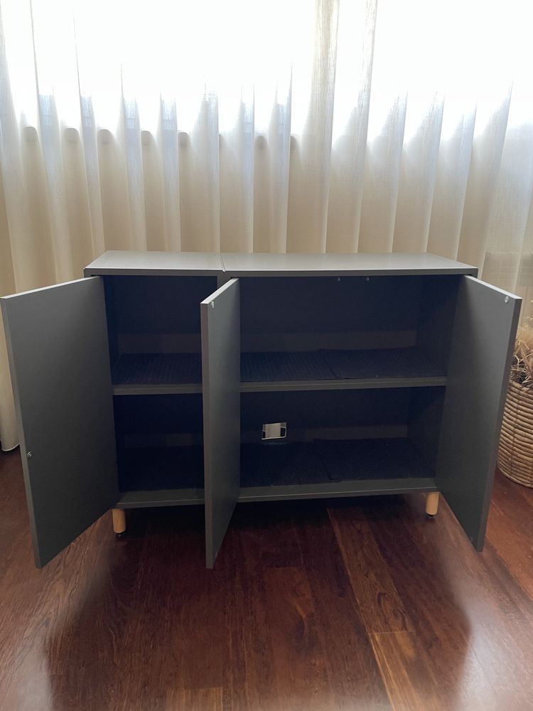 Móvel/Sapateira Eket cinzenta IKEA