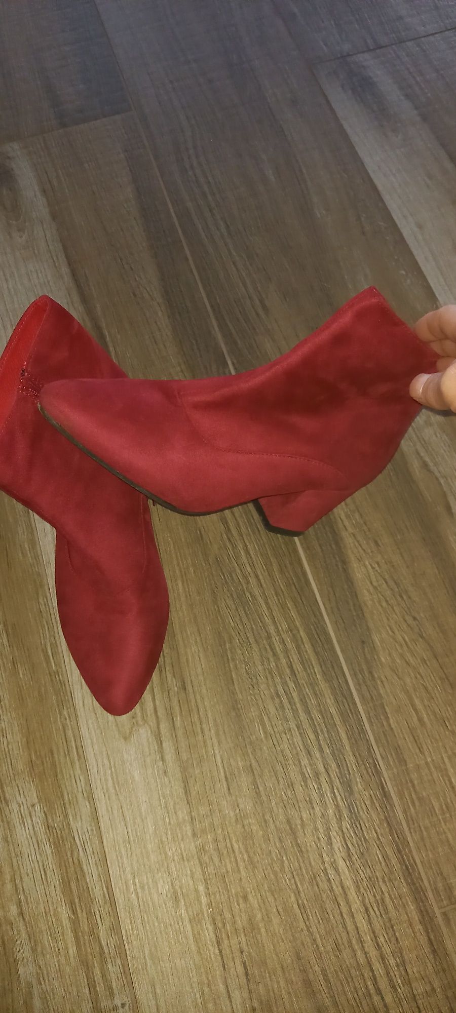 Krótkie kozaki rozmiar 38 wkładka 24cm