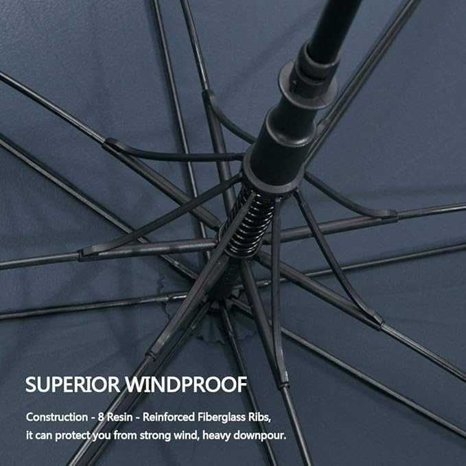 G4FREE parasol do golfa automatyczny, XL, z pokrowcem niebieski
