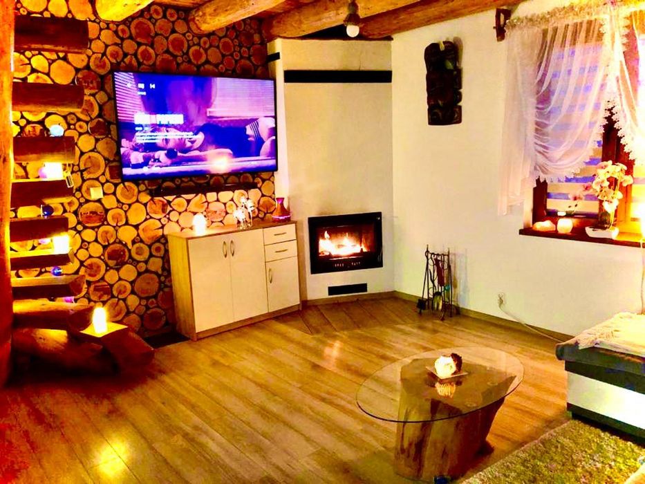 Domki Eden z balią Szwajcaria kaszubska mini zoo sauna