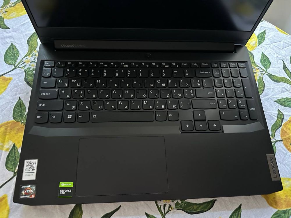 Ігровий ноутбук Lenovo IdeaPad Gaming 3-15 GRX 1650, Ryzen 5, 16/512Gb