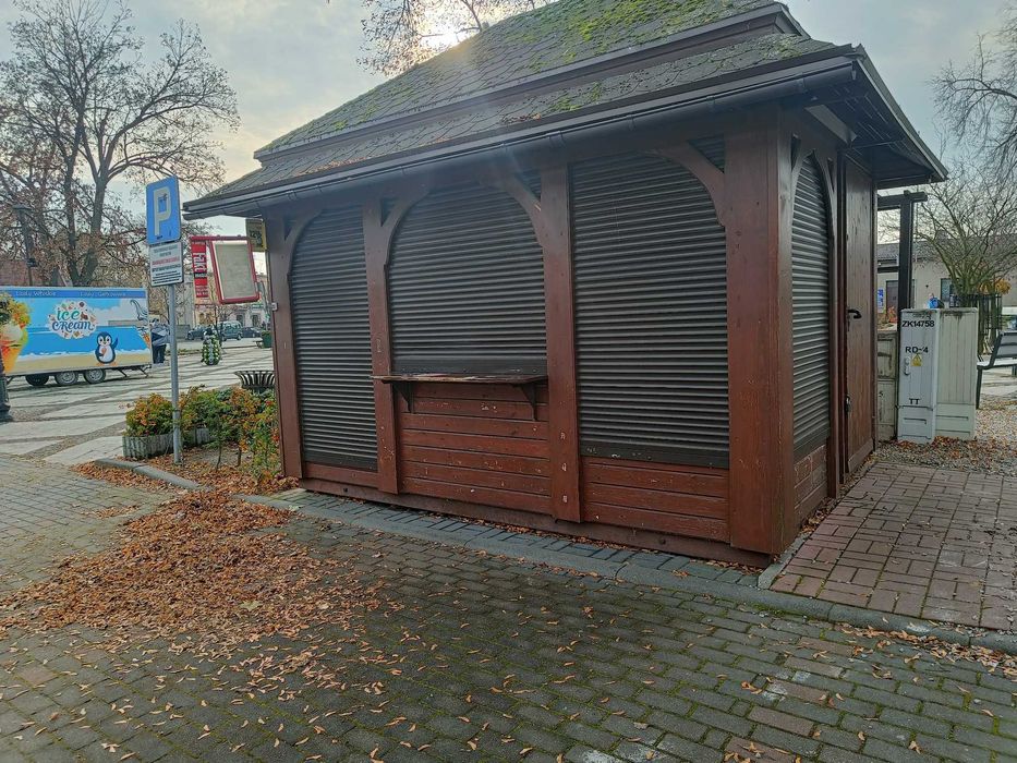 Kiosk pawilon handlowy kontener budka domek wym. 3,60 x 2,50m