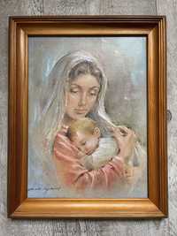 Oraz reprodukcja Maryja z dzieciątkiem