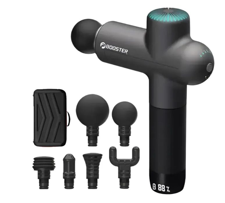 Мощный перкуссионный масажер, в чемоданчике