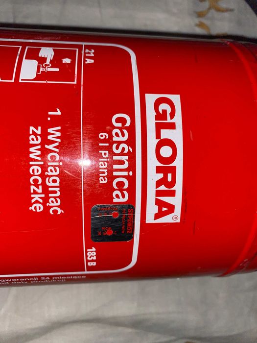 Gaśnica pianowa 6 litrów GPN-6x AB 183B
