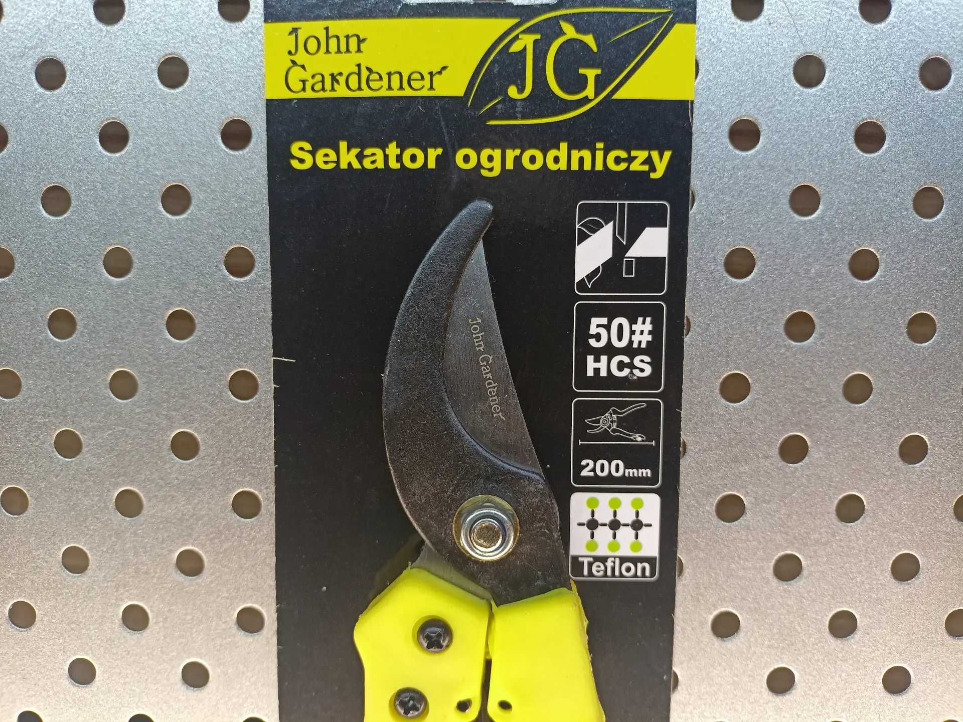 Sekator ogrodniczy plastikowa rączka 200mm Geko Sekator do ogrodu