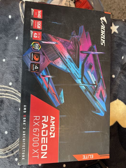 Відеокарта Aorus amd radeon rx 6700 xt