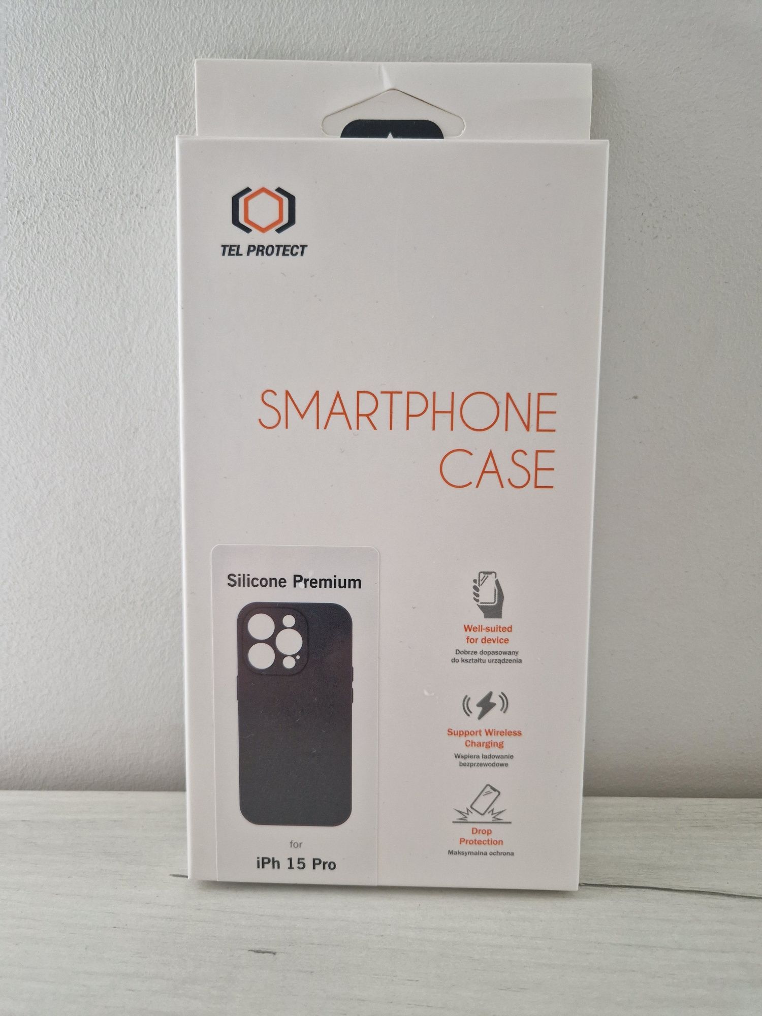 Tel Protect Silicone Premium do Iphone 15 Pro czarny