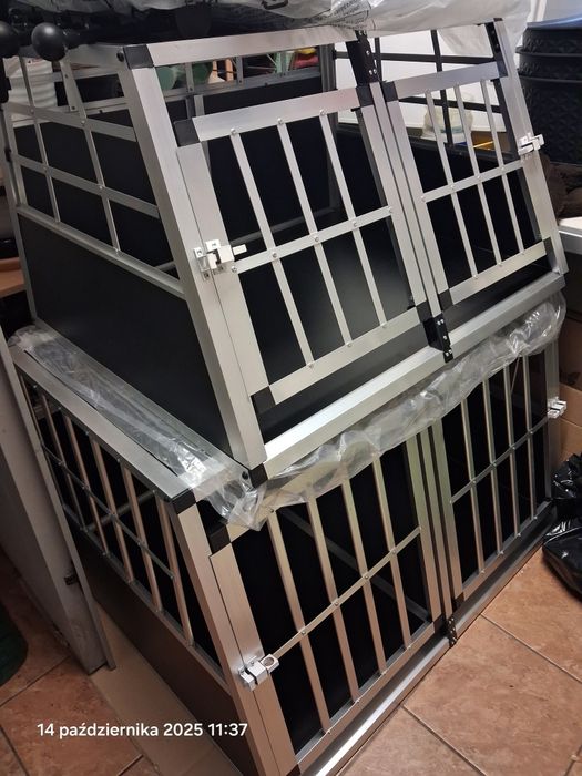 Klatka transportowa kenelowa.