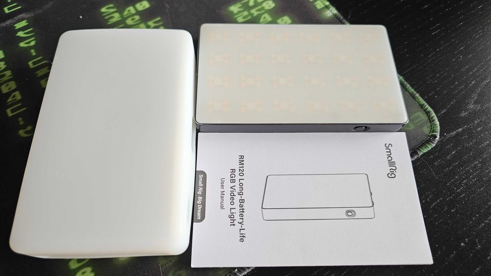 SmallRig RM120 - Luz LED para Vídeo e Fotos / Caixa de Leds