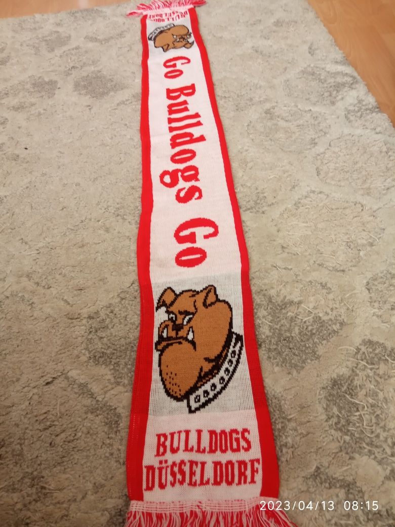 Szalik Fortuna Dusseldorf go bulldogs oldschool retro dwustronny