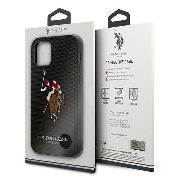 Etui do telefonu iPhone 12 Pro Max z logo U.S. Polo Embroidery