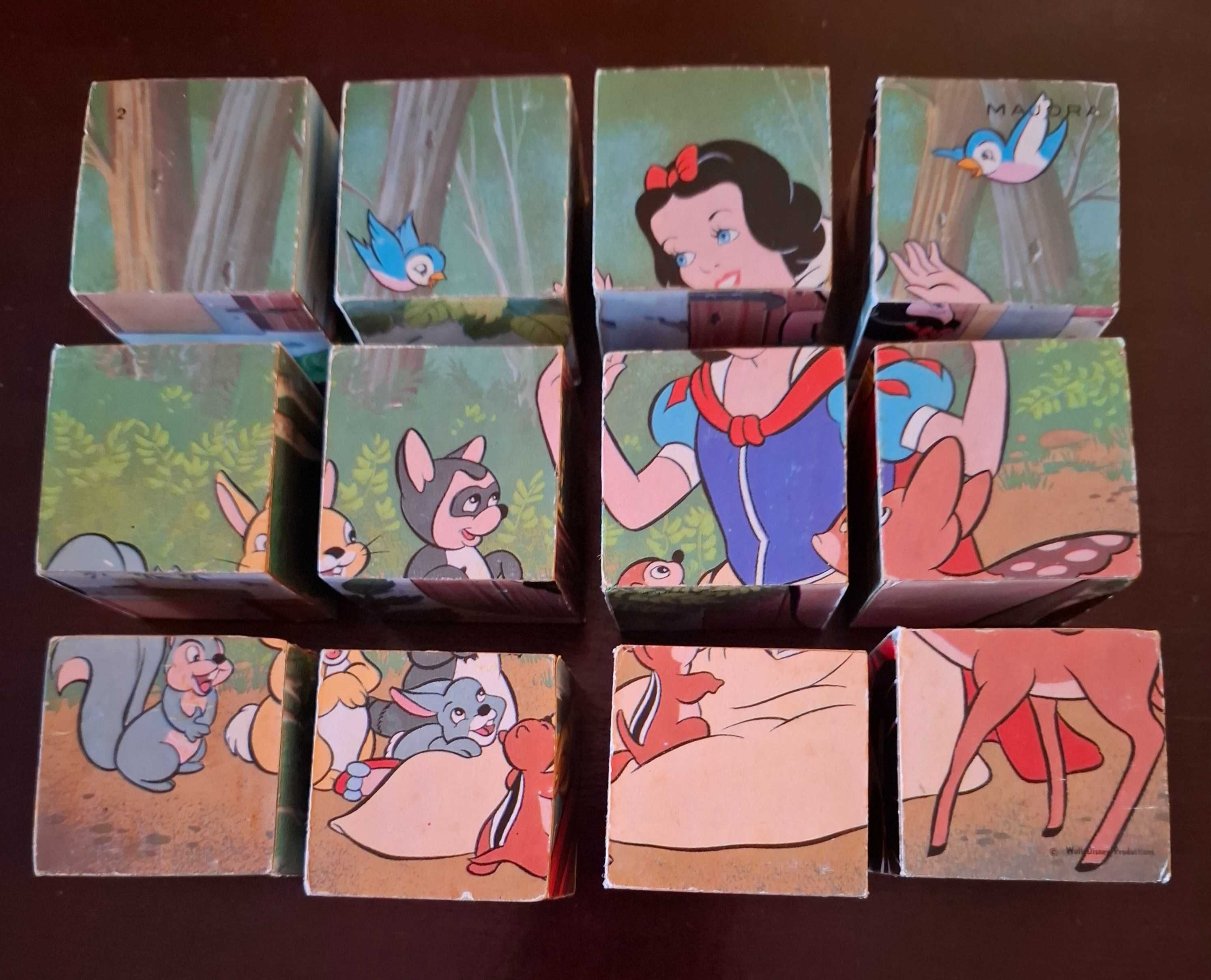 Branca de Neve e Os Sete Anões - Cubos Majora - Antigo
