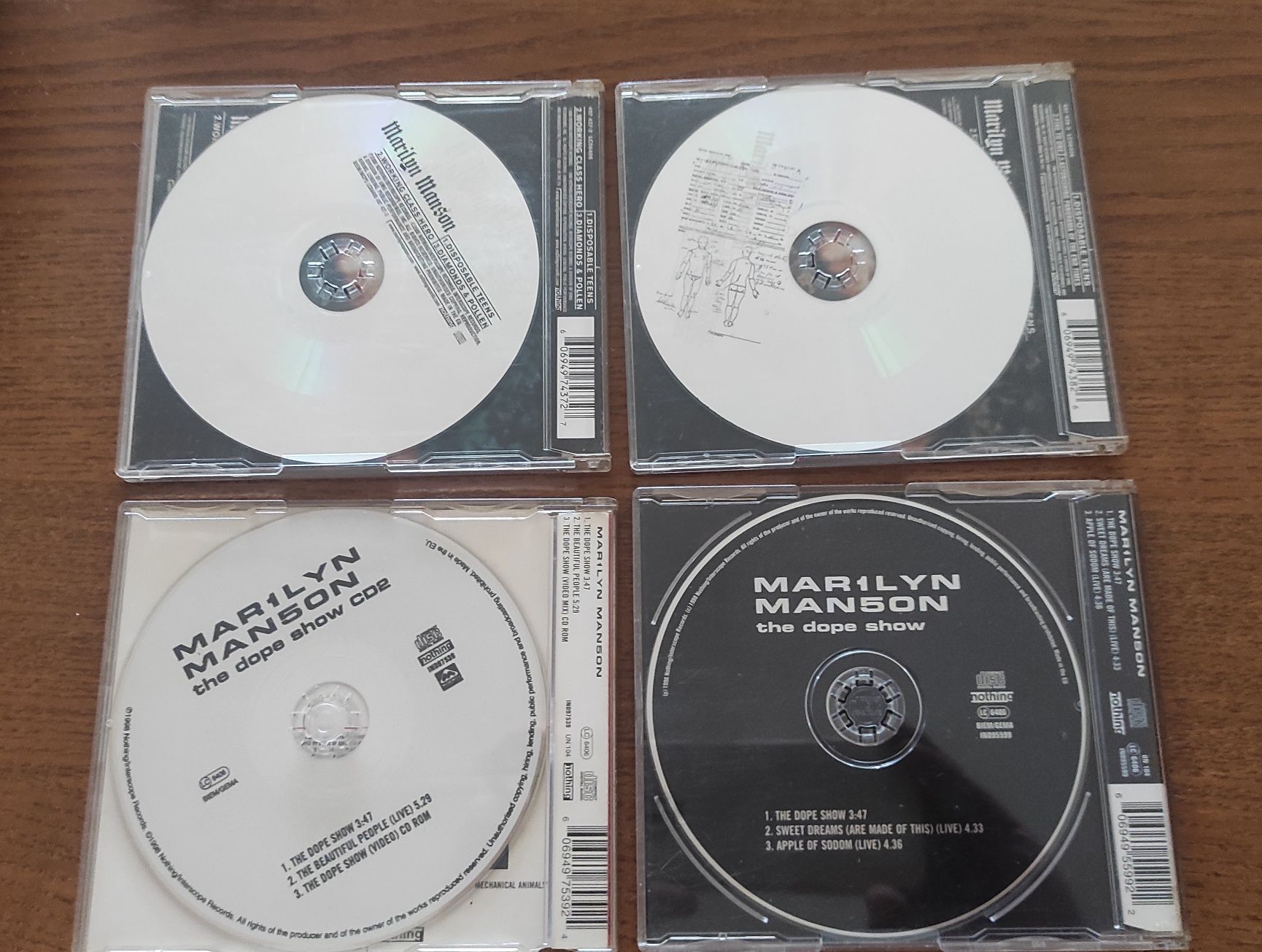 Marilyn Manson vários cds