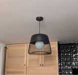 Lampa sufitowa czarna