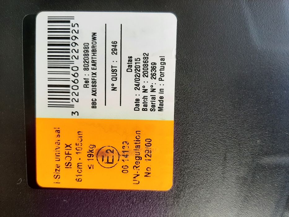 Cadeira Auto BebeConfort Axissfix 360