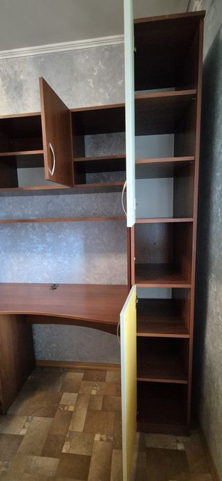 Пенал, шкаф, комп'ютерний стіл, стелаж, полиця для книг