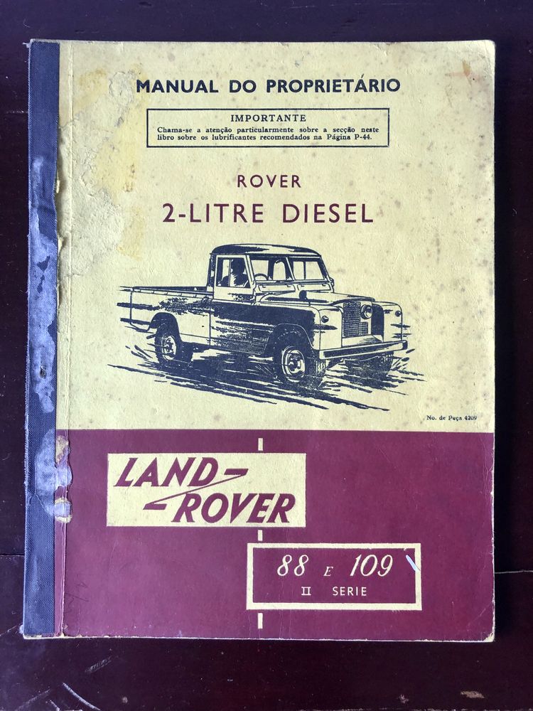 Manual Land Rover Série 2