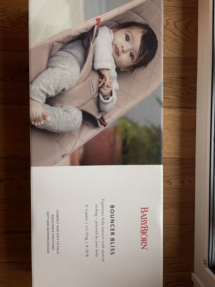 BABYBJORN - leżaczek BLISS MESH - Antracytowy
