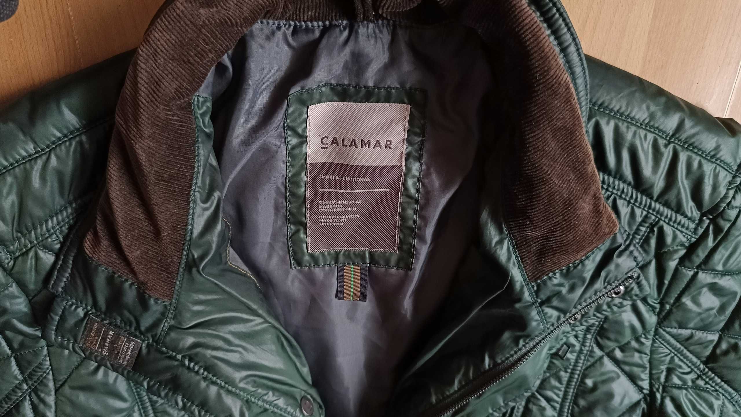 Męska ocieplana pikowana kurtka CALAMAR r.L stan idealny