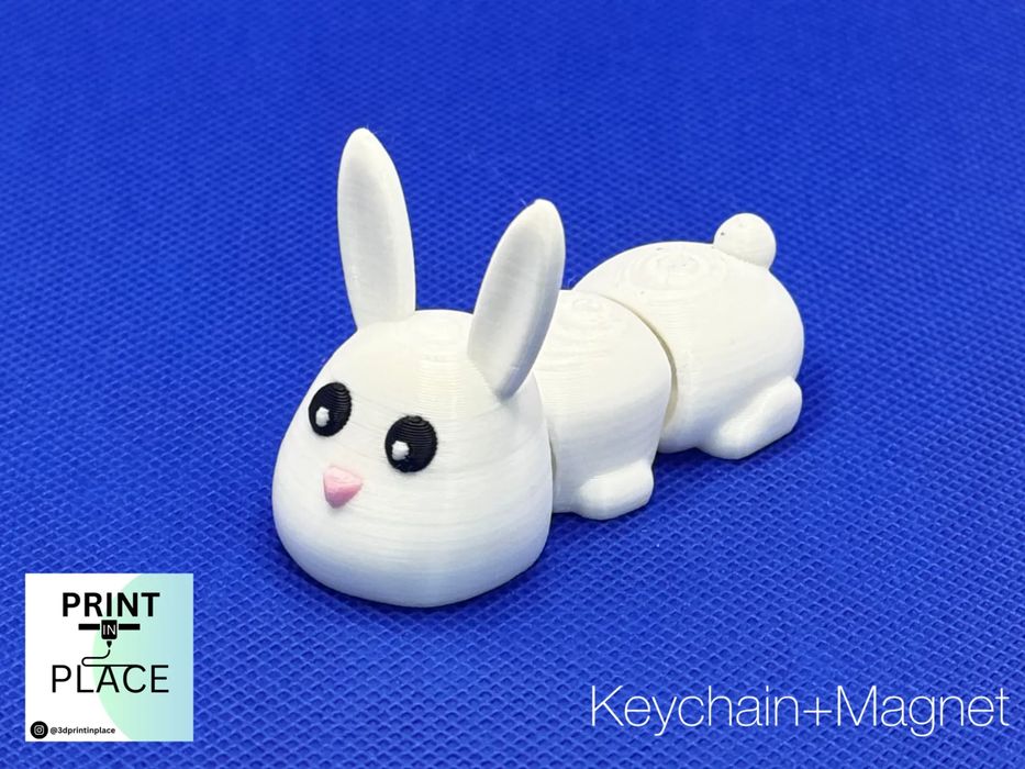 Coelhinho da Páscoa Flexível Articulado