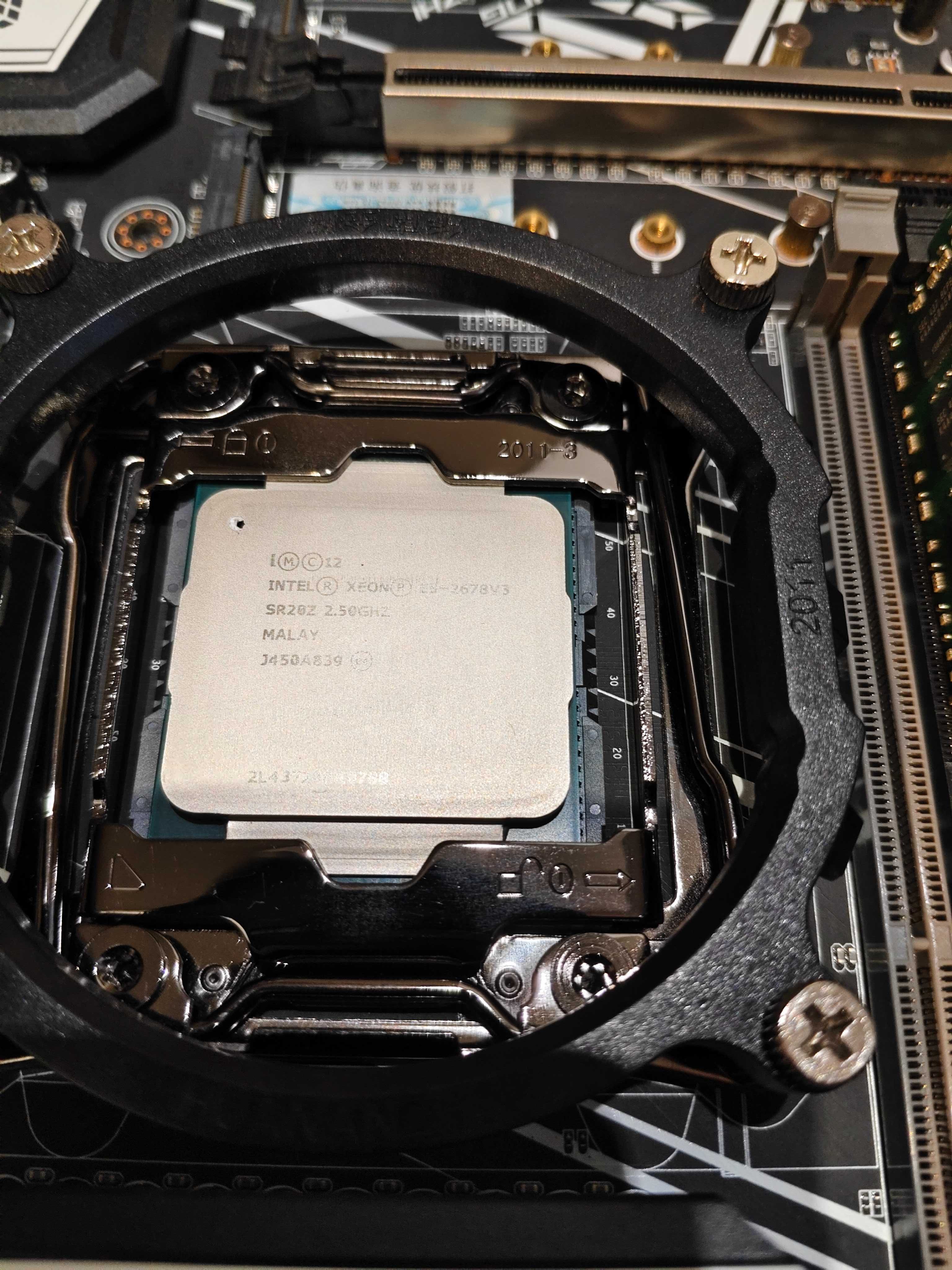 Комплект Intel Xeon E5-2678 v3, Huananzhi Gaming X99-TF, 16ГБ DDR4