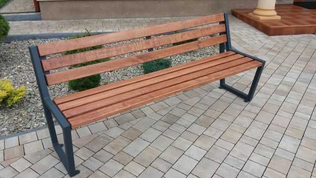 Ławka ogrodowa nowoczesna 180 cm olcha