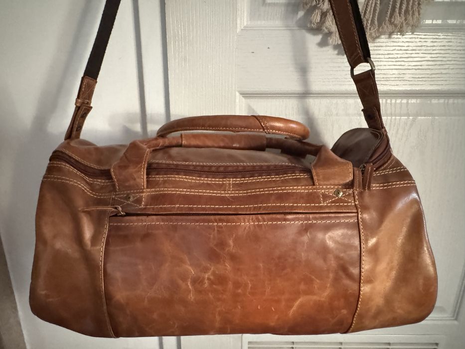 Cudowna torba podróżna! Skórzana! Retro! HIT! Unikat! Greenburry!