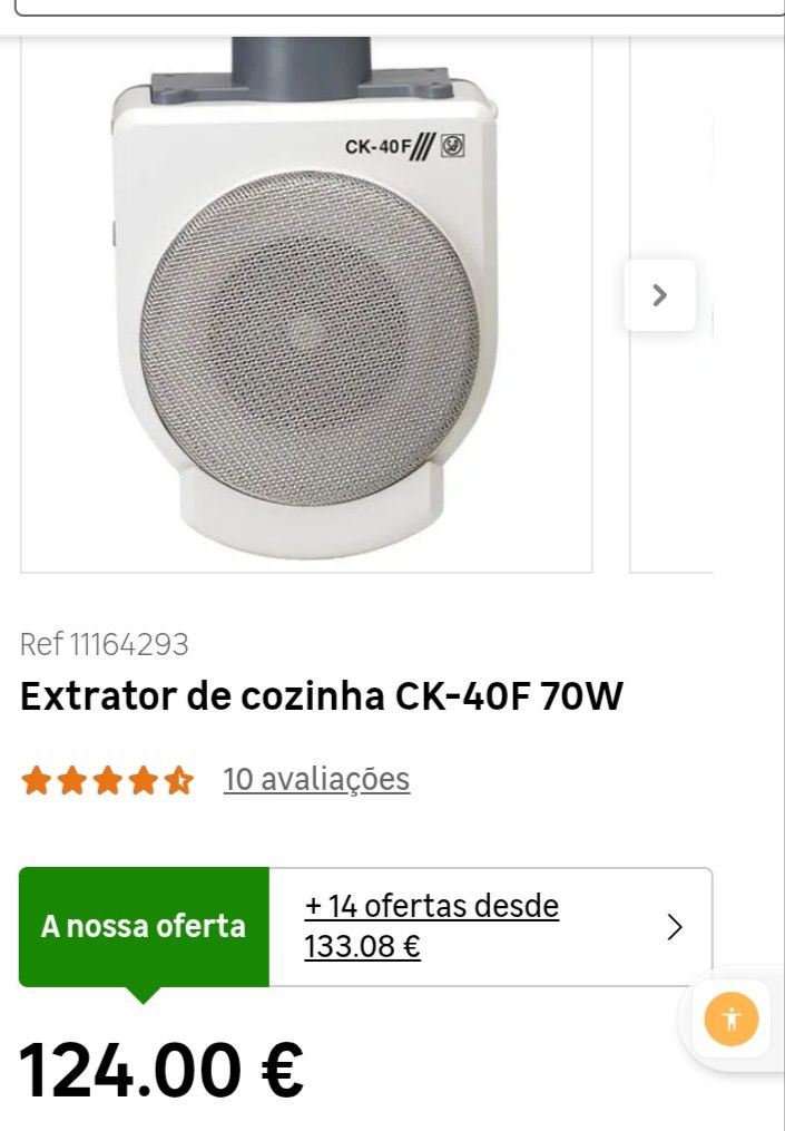 Exaustor CK 40 F