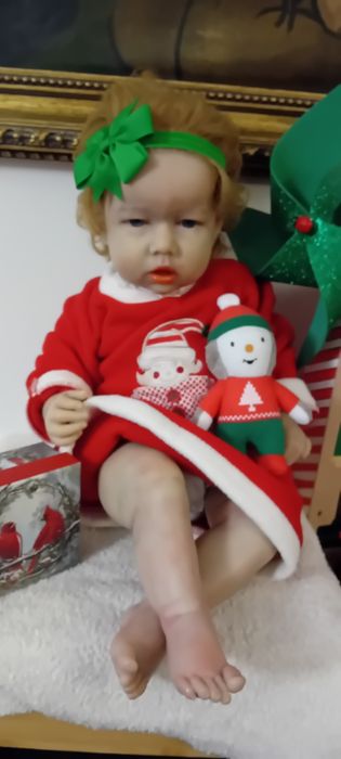 Reborn bastante grande e pesado 18 a 24 meses